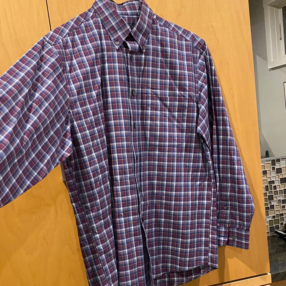 Jos. A. Bank Multicolor Plaid Shirt